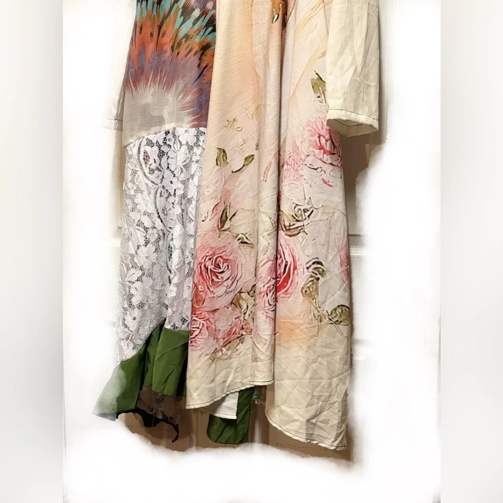 Multicolor Patchwork Dress - Picture 6 of 6
